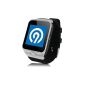 NINETEC Smart9 SmartWatch Bluetooth bracelet clock Android mobile phone SIM Silver (Electronics)