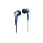 Philips SHE8500BL / 10 Earphones with 3 sizes of interchangeable tips / Carrying Case Blue (Electronics)