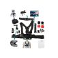 TARION® camera accessories Extended Mounting Accessories for GoPro cameras 3 4 element (7 in 1) (Electronics)