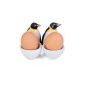 Penguins penguin egg cup eggcup Set Model Penguin -2 Set, exclusive design (household goods)