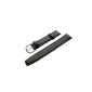 20mm LEATHER WATCH BAND STRAP watchband watchbands WATCHBAND WATCH STRAP black silver buckle INCL.  MYLEDERSHOP ASSEMBLY INSTRUCTIONS (clock)