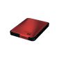 WD My Passport external hard drive 500GB (6.4 cm (2.5 inches), USB 3.0) red (Personal Computers)