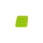 Silicone Muffin baking dish, 12 x Cupcakes, dishwasher safe, unbreakable, cake baking dish and dessert form, green (household goods)