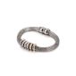IFEEL Stainless Steel Rhinestone Full Solid snake chain bracelet for women and girls (jewelry)
