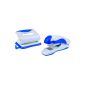 Idena 300815 - punch and stapler in a set, blue / white (Office supplies & stationery)