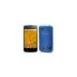 Bingsale® TPU Skin Case Google Nexus 4 E960 Smartphone Silicone Case Cover - Silicone Protector Cover Cover Case Transparent Blue (Electronics)