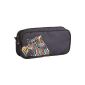 Clairefontaine Little Marcel rectangular bag with 2 compartments Black Zebra Pattern (Office Supplies)