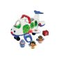Fisher Price - Toys First Age - Little People - Plane + 3 figures: the pilot of the plane, Eddie and Sarah Lynn (Toy)