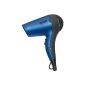 Clatronic HT 3428 metallic blue travel hairdryer (Personal Care)
