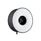 Round Magnetic Black Flash Ring Flash Diffuser for Aufsteckblitze Mobile softbox 45 cm (Accessories)