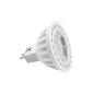 Lighting Ever® 4W GU5.3 MR16 LED Bulb, Equivalent to a Halogen bulb 50 W, 12 VAC / DC, avant-garde design, 330 lm, White Daylight