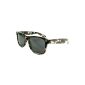 abillo unisex sunglasses UV 400 Wayfarer style with glasses bag WG3427 (Textiles)