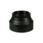 55mm lens hood - rubber / silicone - for Canon EOS 1100D | 550D | 600D - Sony Alpha 100 | 200 | 230 | 290 | 330 | 350 | 380 | 390 | 450 | 500 | 550 | 580 | 700 - Alpha 7 - Sony Alpha SLT -33 | SLT-35 | SLT-37 | SLT-55V | SLT-57 | SLT-58 | SLT-65V | SLT-77V and more ... (Electronics)