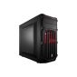 Corsair Carbide Series Black with red LED fans SPEC-03 Mid PC housing with side windows (CC-9011052-WW) (Accessories)