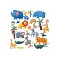 Roommates - Wall stickers jungle animals (household goods)
