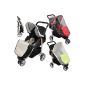 Your Baby ® Baby Stroller 3 wheels foldable 1-click + Accessories / Green, Red or Grey / NF EN 1888 (Nursery)