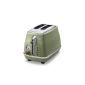 Delonghi Icona Toaster CTOV 2103.GR Vintage, olive (household goods)