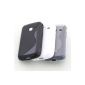 Set of 3 x TPU silicone case for Samsung Galaxy Y Duos S6102 Black 1 + 1 + 1 white transparent - 12,050,049 (Wireless Phone Accessory)