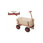 stable handcart carts wood with brakes and tires TÜV / GS (Toys)