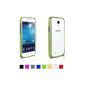 Mulbess Samsung Galaxy S4 Mini I9190 UltraSlim 0.7mm Blade Aluminum Premium Bumper Case Cover Color Green (Office supplies & stationery)