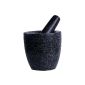 Pestle and mortar (mortar massive stone with Schlegel partially polished) heavy duty, iapyx®