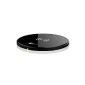 EC Technology® 6mm Ultra-Thin Qi Wireless Charger Mini Charger Induction Battery Charger Qi Integrated TI chip for Samsung S6 / S6 Edge, Nexus 4, 5, 6, 7 (2013), Nokia Lumia 920, LG Optimus Vu2, HTC Droid DNA and other devices Qi - Black (Wireless Phone Accessory)