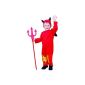 Foxxeo 10203 | costume devil devil costume for boys devil costume Children costume size.  98-104 / XS (Toys)