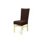 Chair Cover Alcantara-look brown