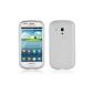 Cadorabo!  Case Cover Gel (silicone) design X Samsung Galaxy S3 Mini I8190 in transparent (Electronics)