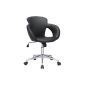 SixBros.  Design stool Stools Stool Office Chair Black - M-65335-1 / 724