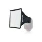 Polaroid Universal Studio Softbox Flash Diffuser for Canon EOS, Nikon, Olympus, Pentax, Panasonic, Sony, Sigma, & other external flash units (17.8 cm x 15.2 cm) (Electronics)