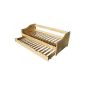 KMH®, pull-out bed in solid pine wood (200 x 90 cm / natural) (# 201100)