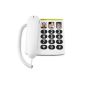 Doro PhoneEasy 331ph Corded phone with extra large keys White (Electronics)