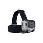 AFUNTA GoPro headband camera mount with J-hook Support All GoPro Hero3, Hero2 and HD Hero original cameras (electronic)