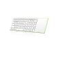 Rapoo 5GHz Wireless Touch Keyboard (German keyboard layout, QWERTY) white-green (accessory)