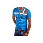 MT Styles 2in1 T-Shirt ROYAL R-2206 (Textiles)
