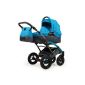 Knorr-baby 3100-03 pushchair, Voletto happy color, black / turquoise (Baby Product)