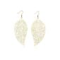 ZEEme Fashion Women Earring Fashion leaf gold 374030008 (jewelry)