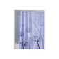 Interdesign 37297EU Thistle shower curtain 180 x 200 cm, purple / gray (household goods)