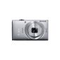 Canon IXUS 132 digital camera (16 megapixel, 8x opt. Zoom, 6.9 cm (2.7 inch) display, image stabilized) Silver (Electronics)