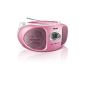 Philips AZ105C / 12 CD Player Pink (Electronics)