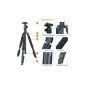 CameraPlus - CP-256 tripod + 0 Joby CV-SET - lightweight magnesium-professional 1.49KG SET Gen Benro tripod and Manfrotto Tripod 290B A1682BH0 Befree MKBFRA4-BH- 8kg Max load, folded 440mm, maximum height 1590mm, with a fast ball published suitable for all cameras (Camera Photos)