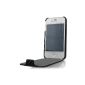 AVANTO Flip Case Carbon Fiber Case for iPhone 4 / 4S black