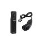 Andoer Wired Nunchuk and Remote Controller / Remote with Motion Plus for Nintendo Wii Black with Pack (Electronics)