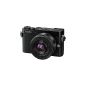 Small high-performance hybrid camera, very flexible with interchangeable lenses MFT, limited resolution.