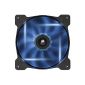 Corsair Air Series AF140 CO-9050017-BLED Quiet Edition chassis fan 1-pack (140mm, LED) Blue (Personal Computers)