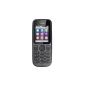 Nokia 101 Mobile Phone GSM Dual-band Dual SIM Phantom black (Electronics)