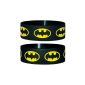 Batman - Logo Repeat - silicone bracelet for collectors - wristbands -24x65x1 mm extensible