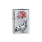 Zippo with Chinese zodiac sign of the Rooster and his ideogram enamelled.  Great price, perfect finish,