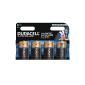 Duracell - Alkaline Battery - Dx4 Ultra Power (LR20) (Health and Beauty)